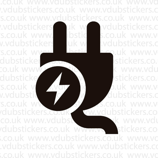 Electric Plug Vinyl Decal